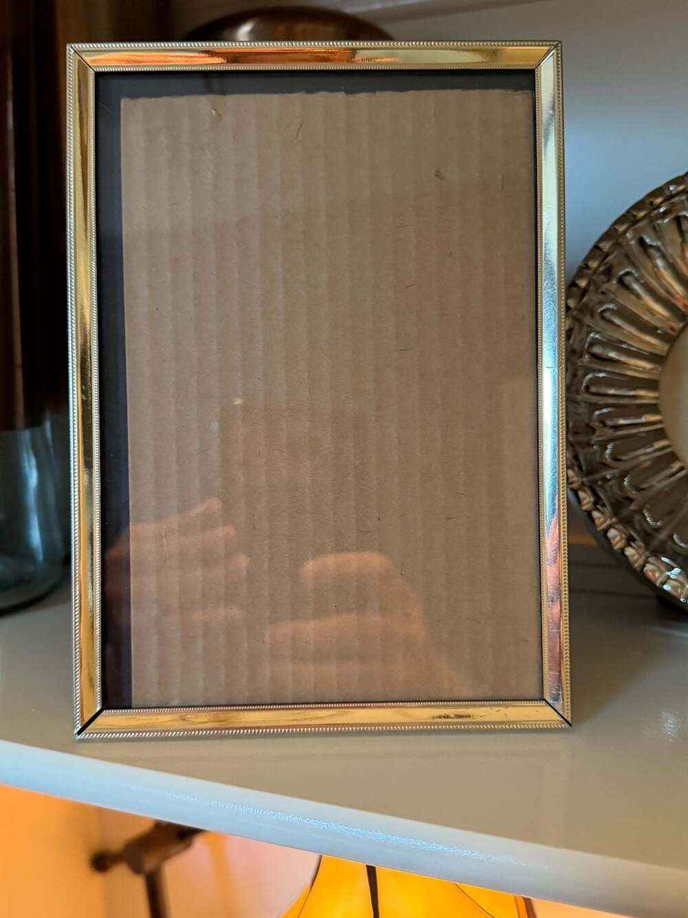 Vintage brass Metal Picture Frame